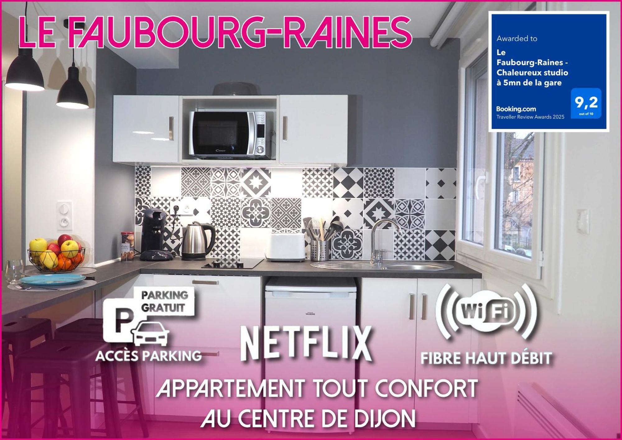 Le Faubourg-Raines - Chaleureux Studio A 5Mn De La Gare Dijon Bagian luar foto